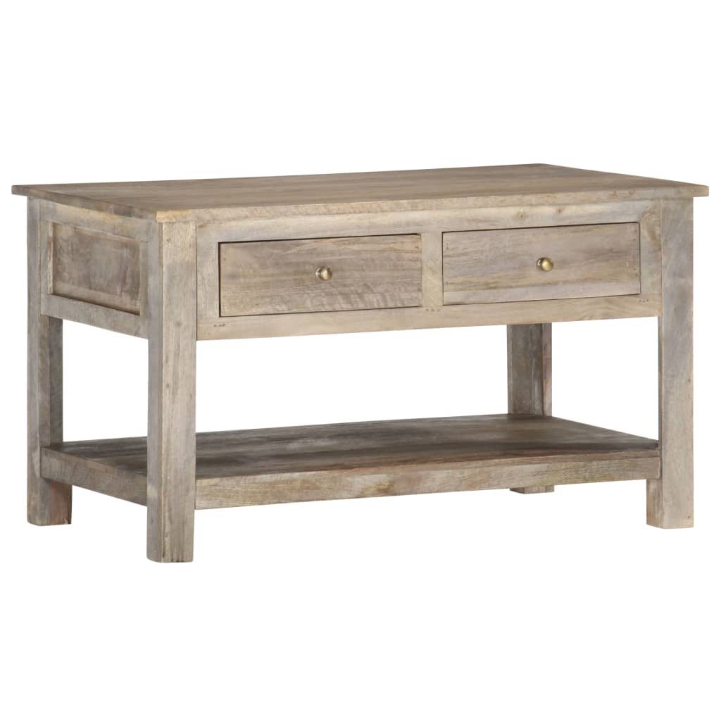 vidaXL Stolik kawowy, 82x52x47 cm, lite drewno mango