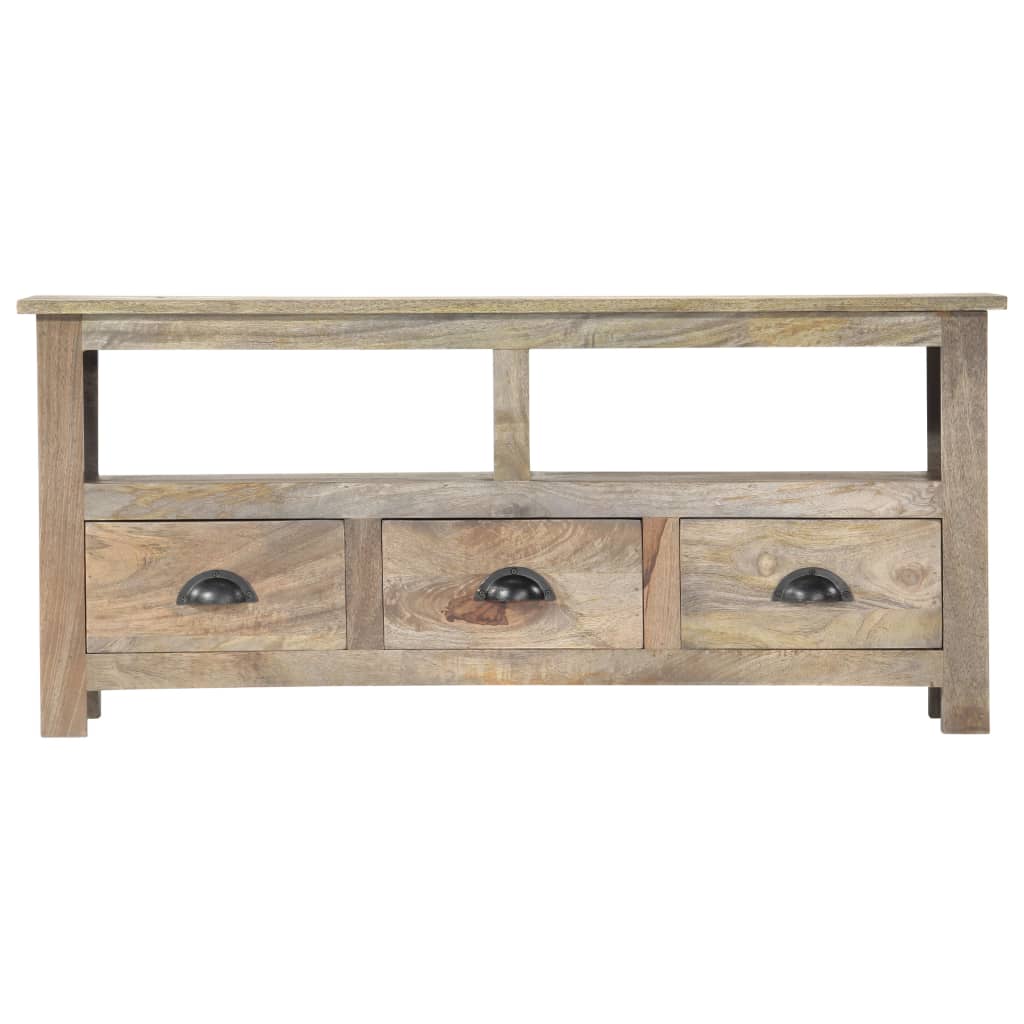 vidaXL Szafka pod TV, 110x30x50 cm, lite drewno mango