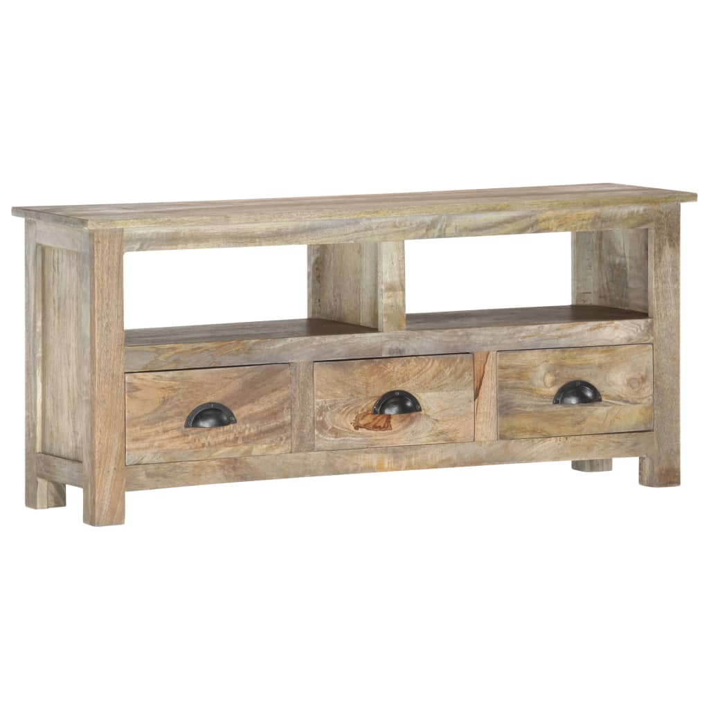 vidaXL Szafka pod TV, 110x30x50 cm, lite drewno mango
