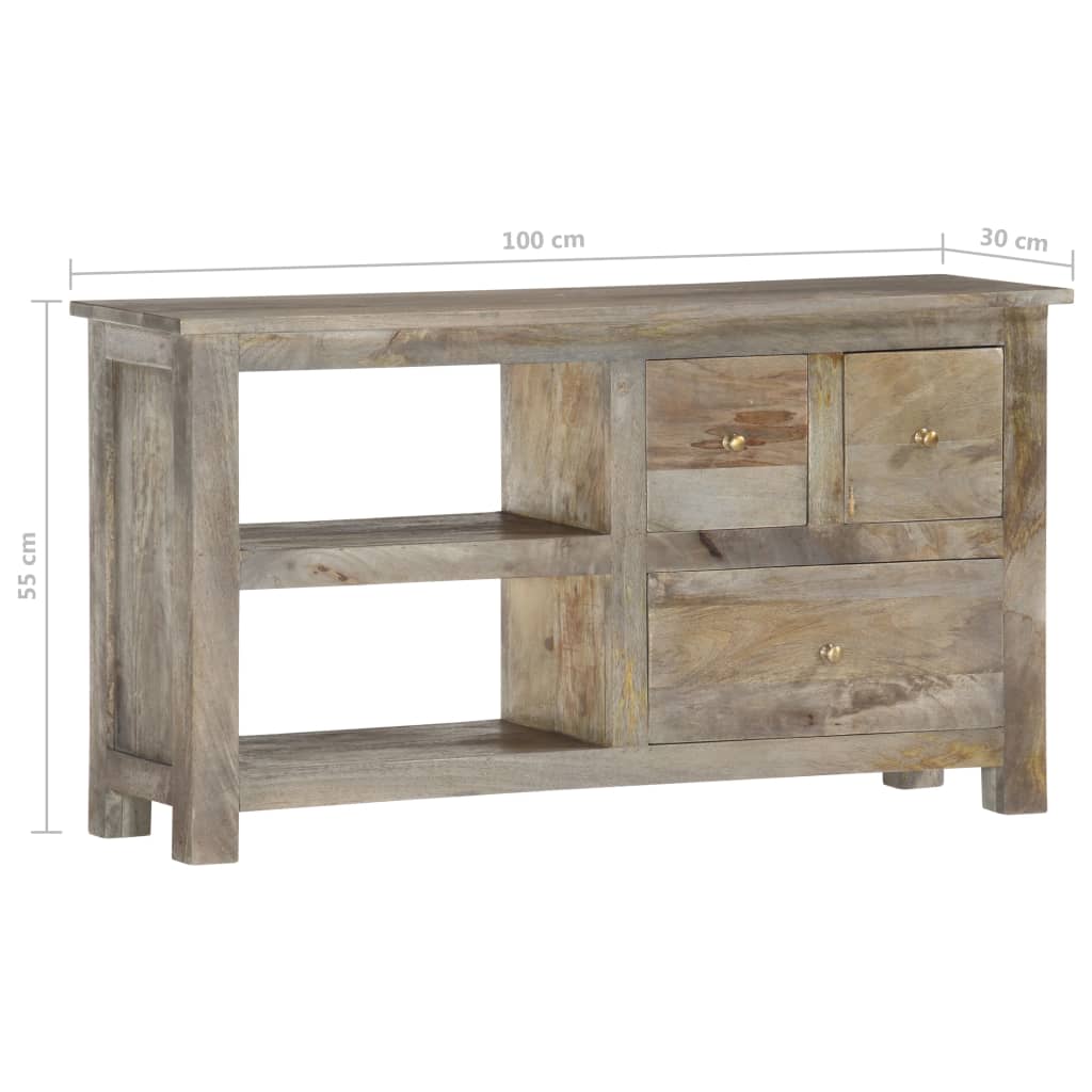 vidaXL Szafka pod TV, 100x30x55 cm, lite drewno mango