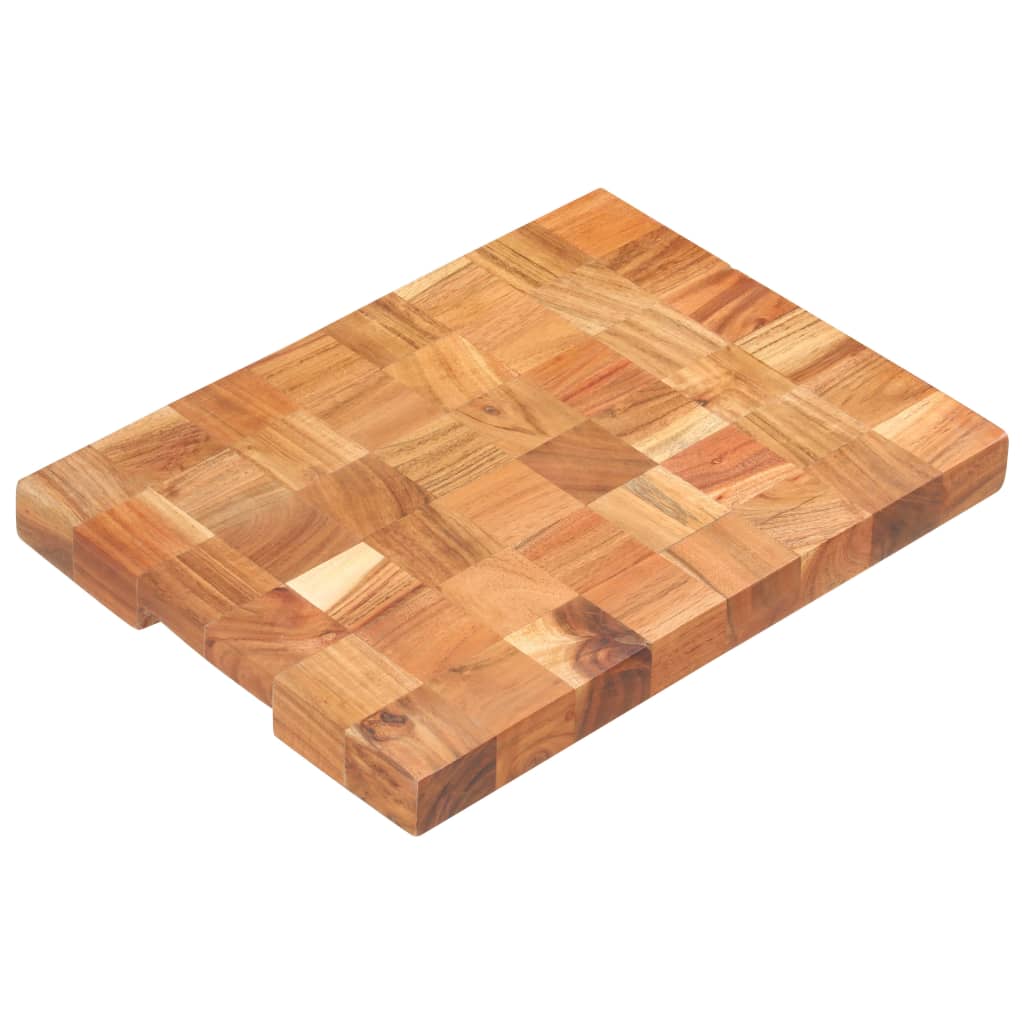 vidaXL Deska do krojenia, 40x30x3,8 cm, lite drewno akacjowe