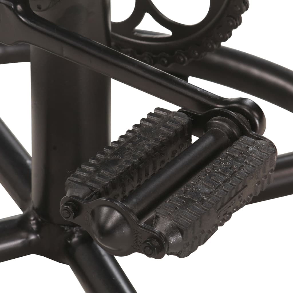 vidaXL Stołki barowe, 2 szt., czarno-brązowe, naturalna skóra kozia