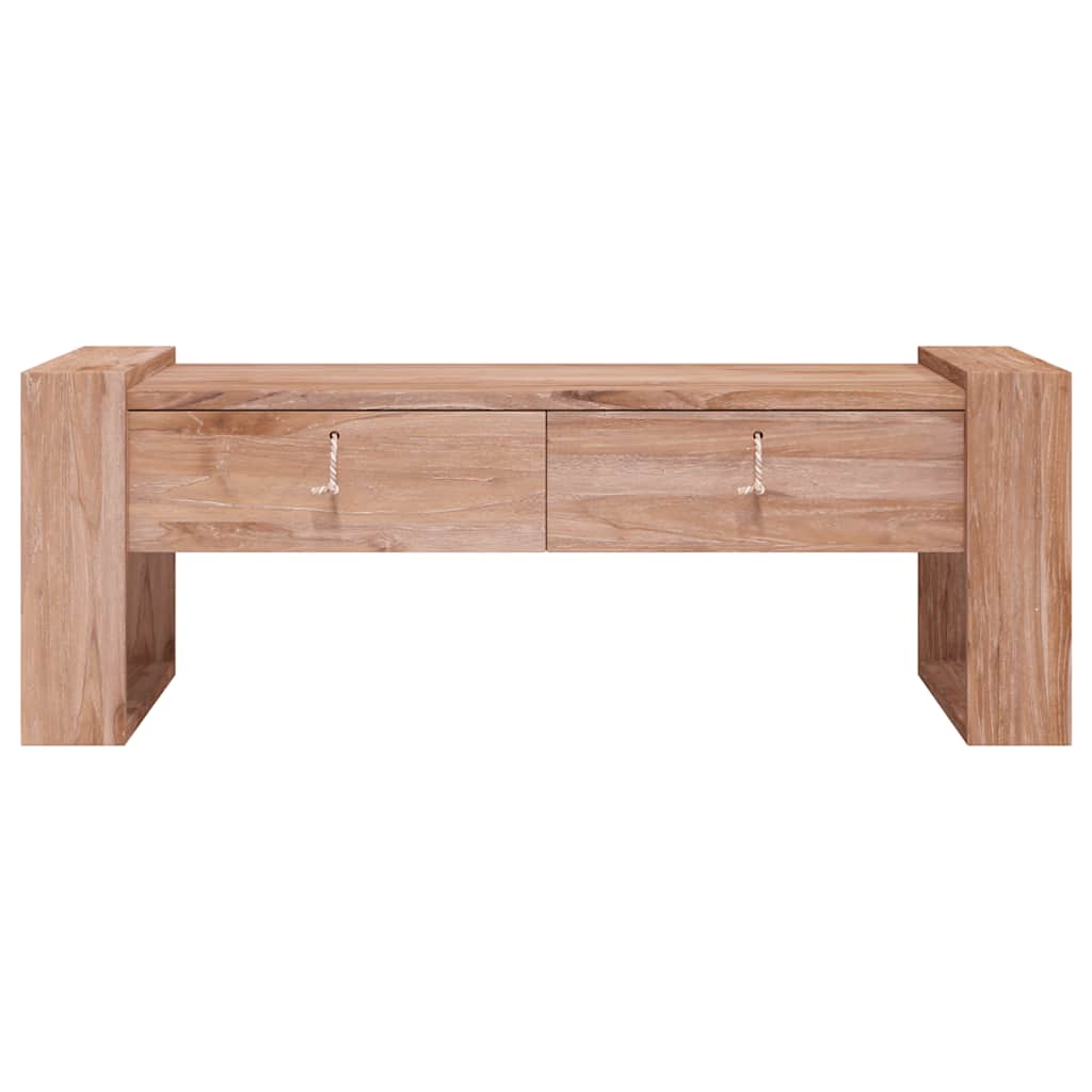 vidaXL Stolik kawowy, 110 x 60 x 40 cm, lite drewno tekowe