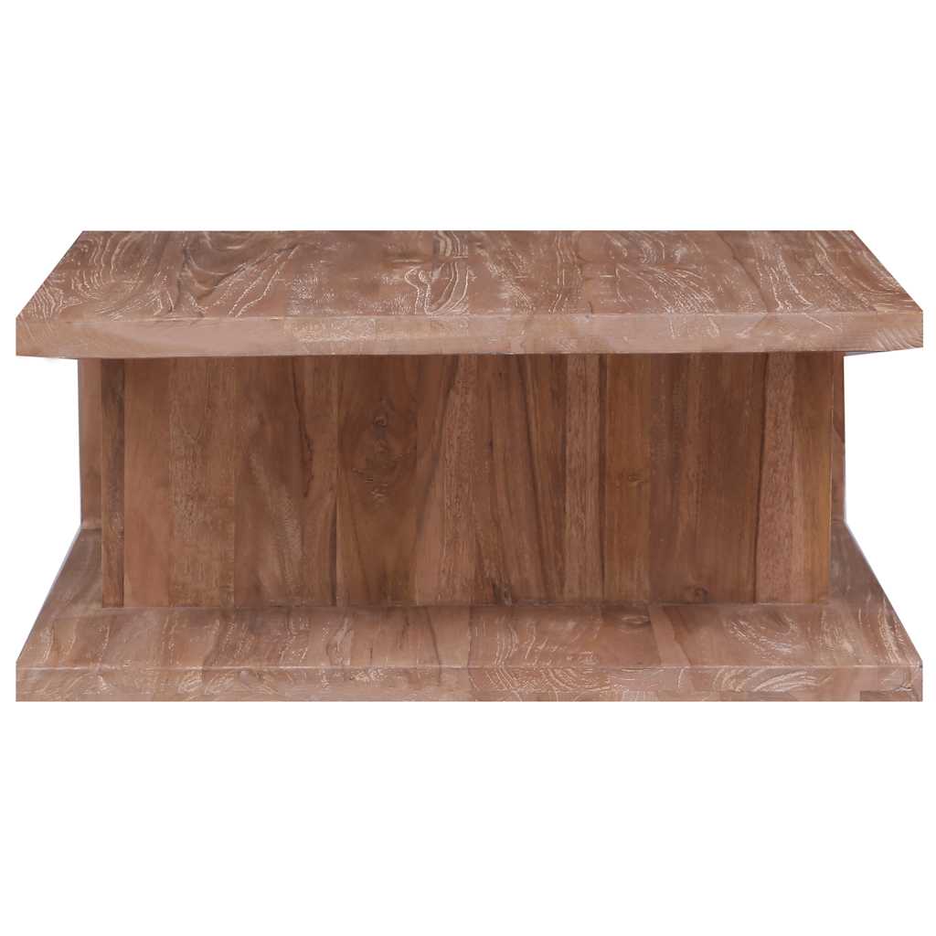vidaXL Stolik kawowy, 70 x 70 x 30 cm, lite drewno tekowe