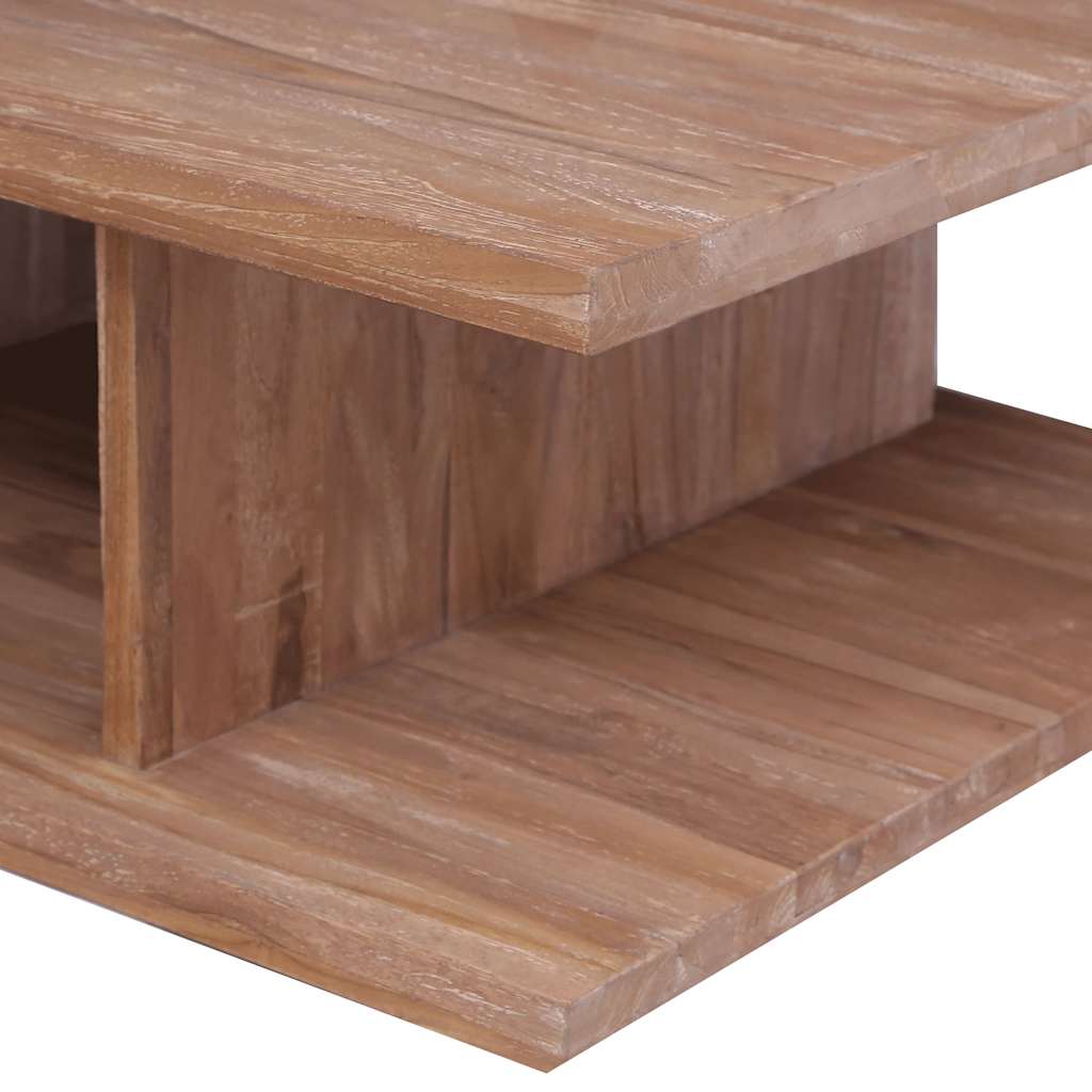 vidaXL Stolik kawowy, 70 x 70 x 30 cm, lite drewno tekowe