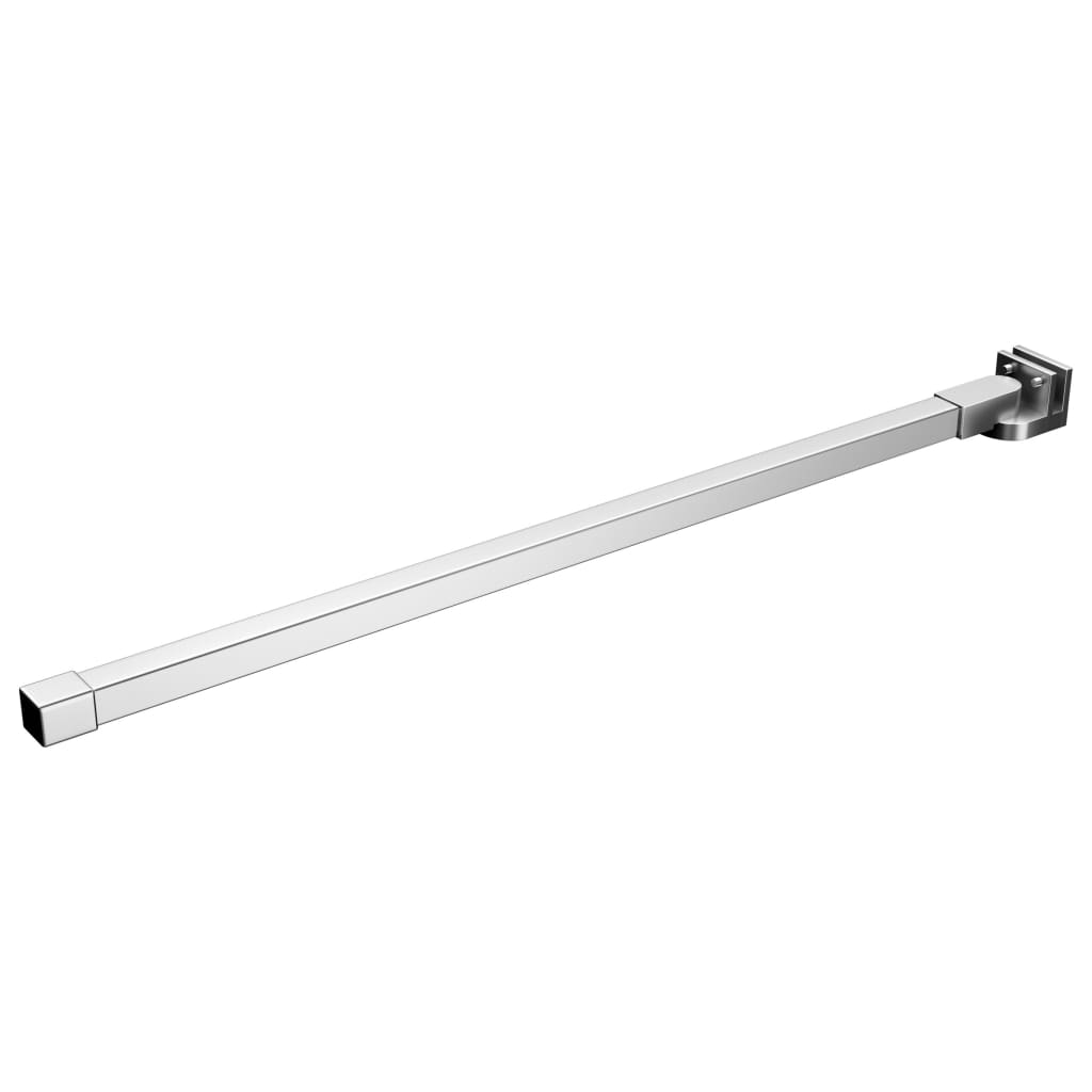 vidaXL Wspornik do parawanu na wannę, stal nierdzewna, 70-120 cm