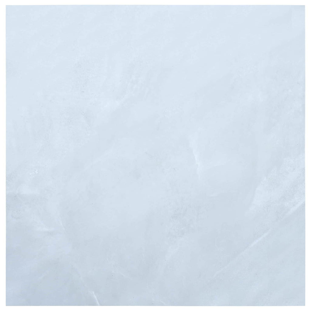 vidaXL Deski podłogowe 55 pcs Biały 5,11 m² PVC