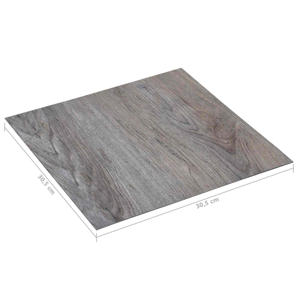 vidaXL Deski podłogowe 55 pcs Jasny Brąz 5,11 m² PVC