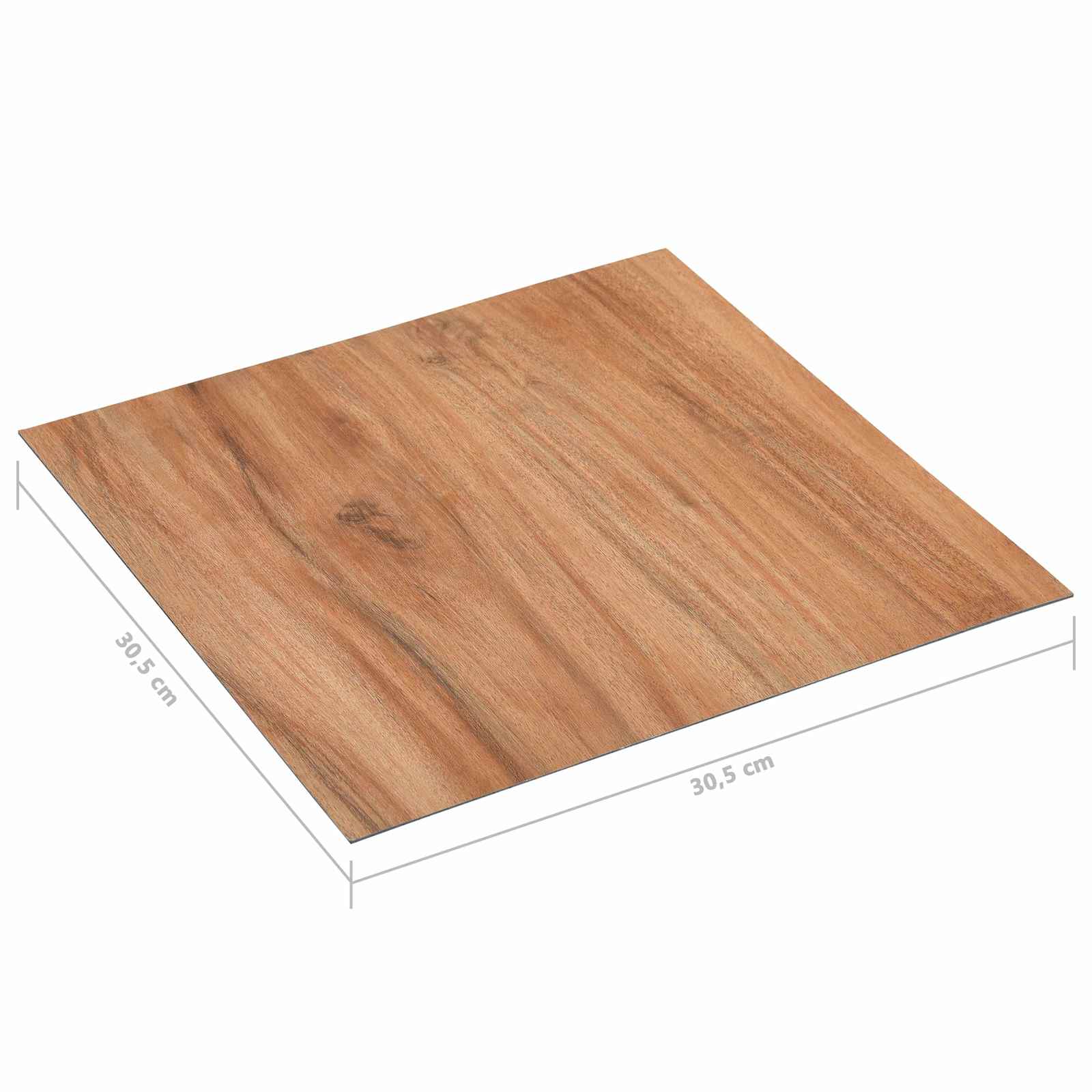 vidaXL Deski podłogowe 5,11 m² 55 pcs PVC Jasne drewno