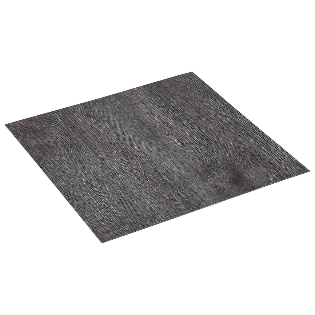 vidaXL Deski podłogowe 5,11 m² 55 pcs PVC Czarny i szary