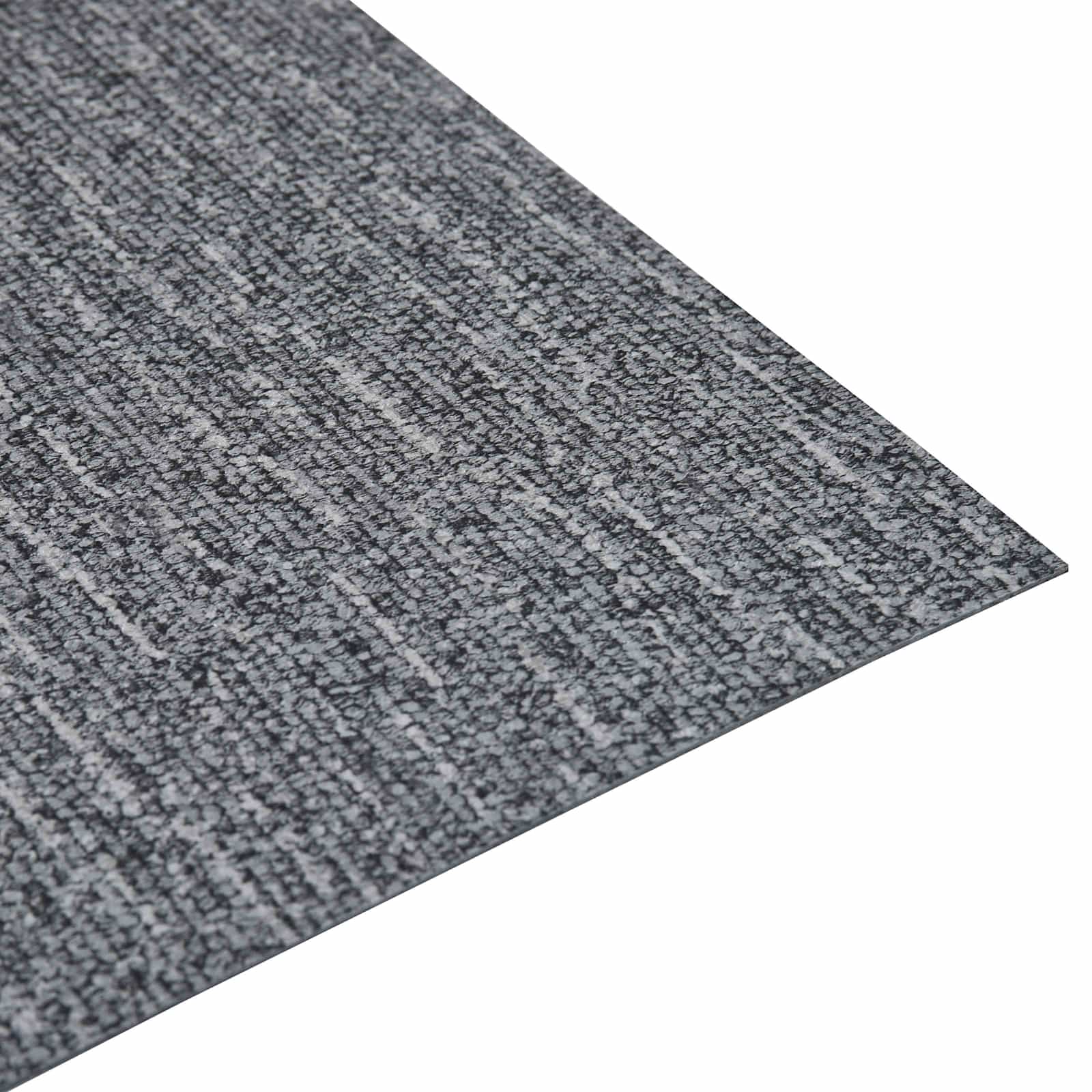 vidaXL Deski podłogowe 5,11 m² 55 pcs PVC Biały i szary