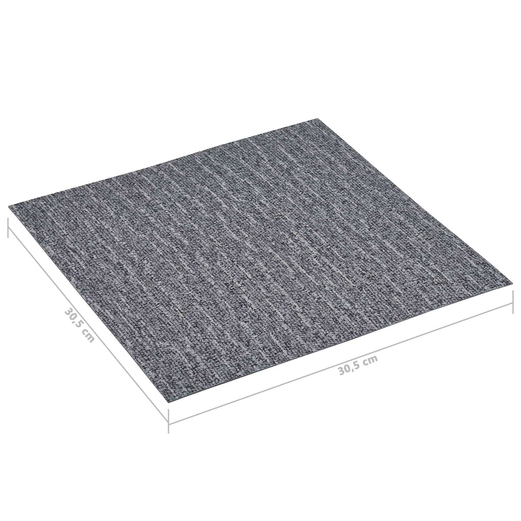 vidaXL Deski podłogowe 5,11 m² 55 pcs PVC Biały i szary