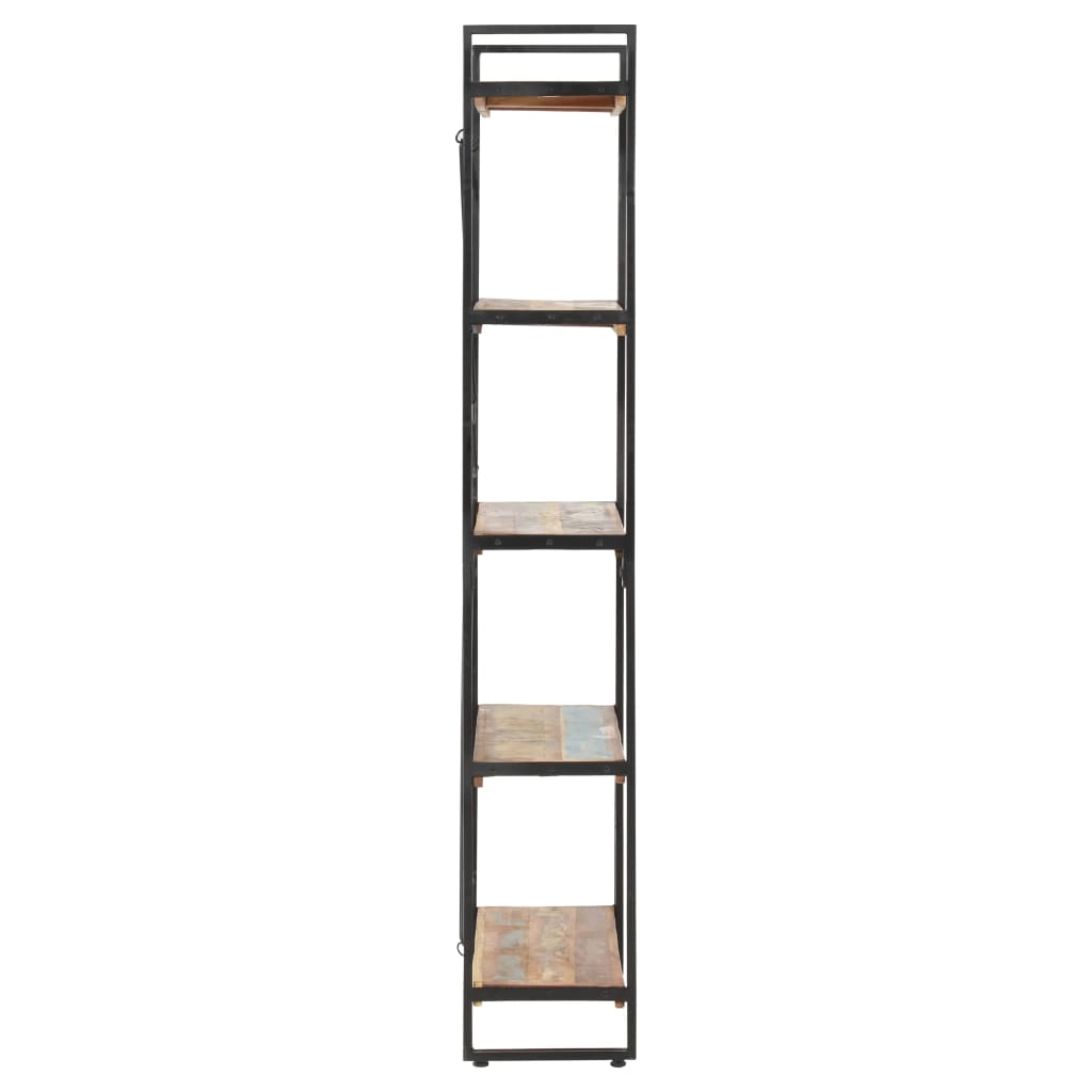 vidaXL 5-poziomowy regał na książki, 90x30x180 cm, drewno z odzysku
