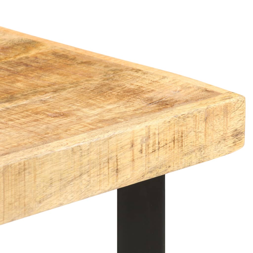 vidaXL Stolik barowy, 60x60x107 cm, surowe drewno mango