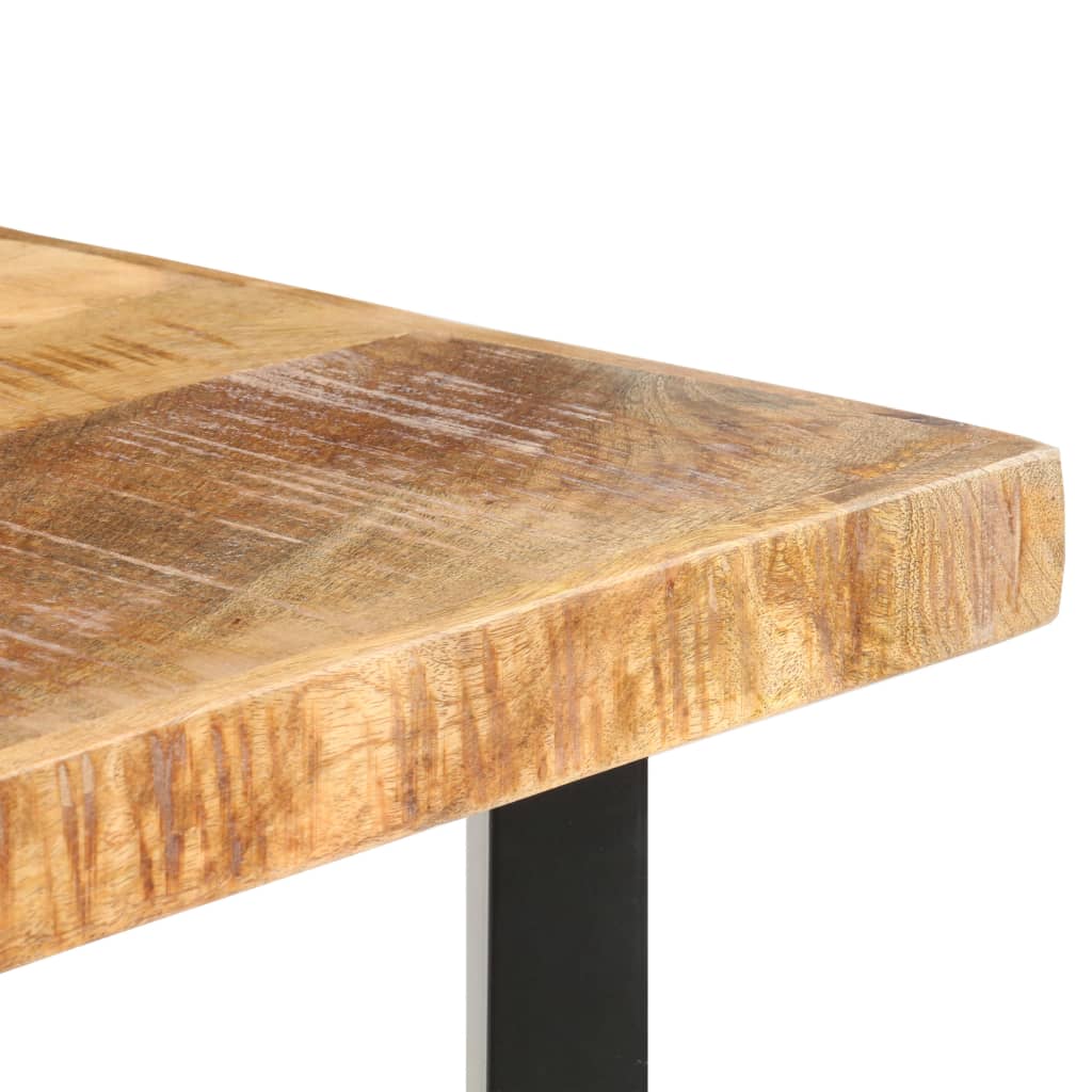 vidaXL Stolik barowy, 120x58x107 cm, surowe drewno mango