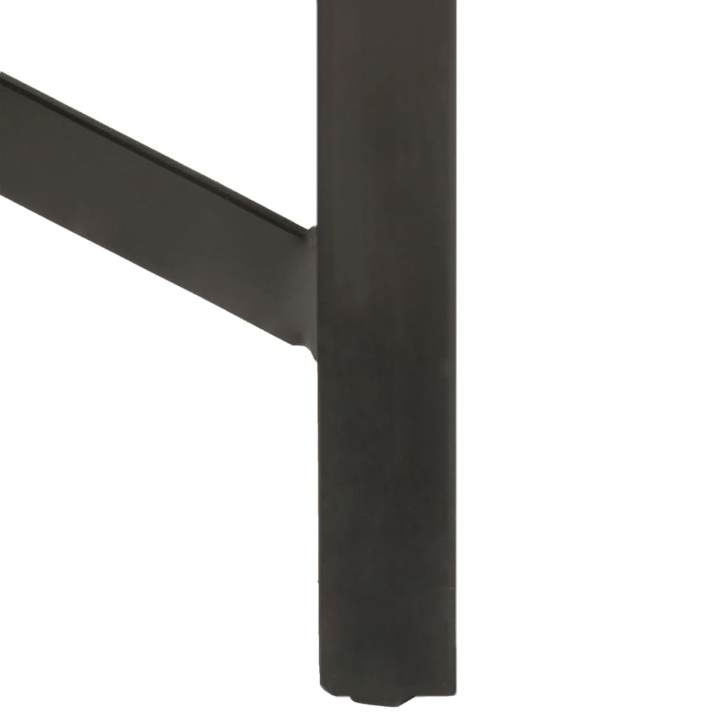 vidaXL Stolik barowy, 120x58x107 cm, surowe drewno mango