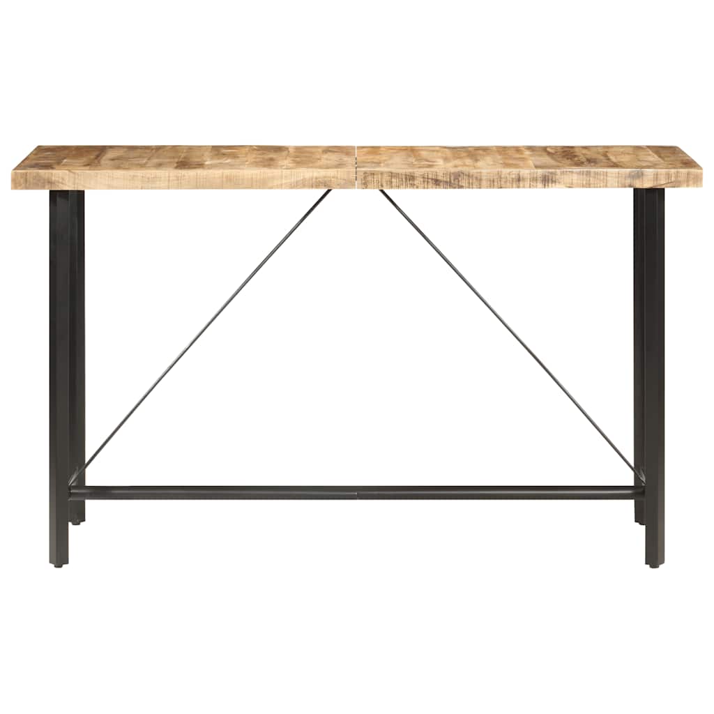 vidaXL Stolik barowy, 180x70x107 cm, surowe drewno mango