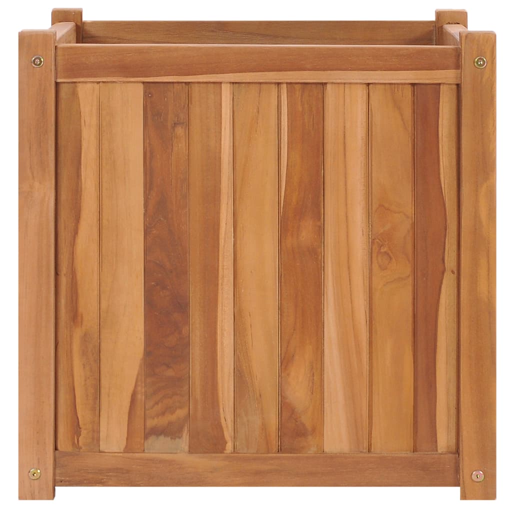 vidaXL Podwyższona donica 50x50x50 cm, lite drewno tekowe