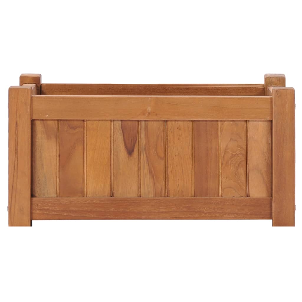 vidaXL Podwyższona donica 50x25x25 cm, lite drewno tekowe