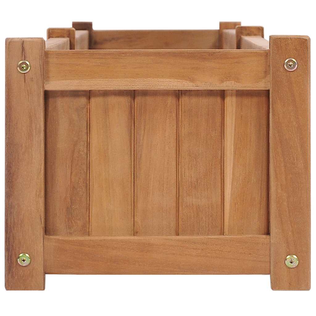 vidaXL Podwyższona donica 200x30x25 cm, lite drewno tekowe