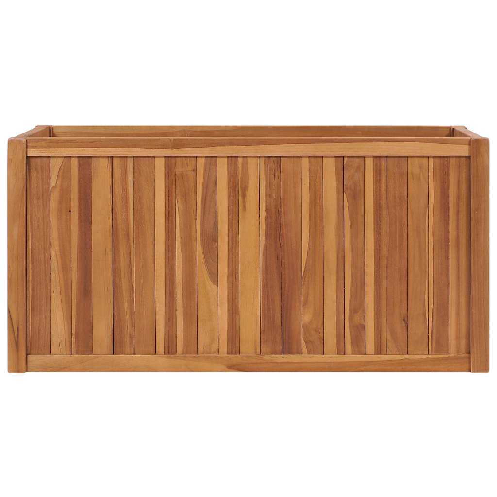 vidaXL Podwyższona donica 100x50x50 cm, lite drewno tekowe
