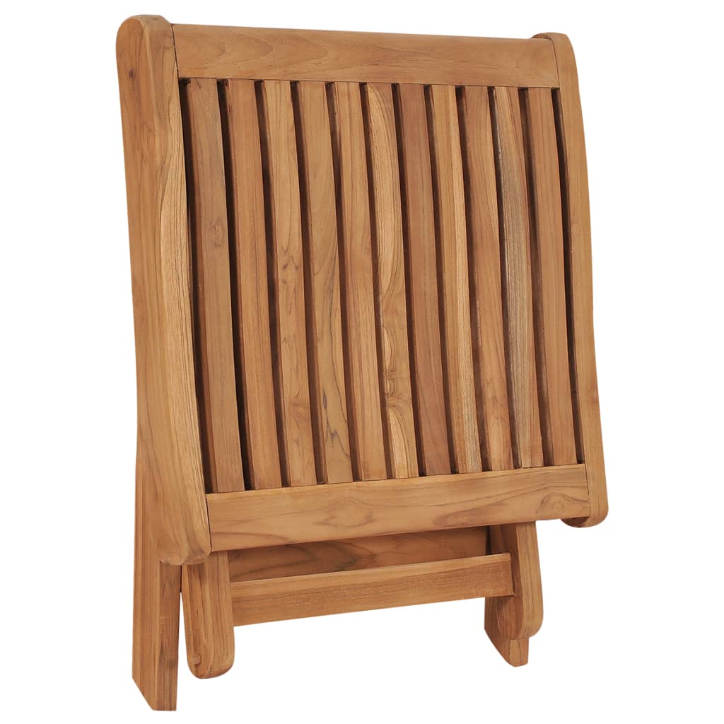 vidaXL Składany podnóżek, 46,5x49x41,5 cm, lite drewno tekowe