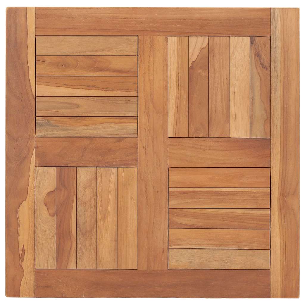 vidaXL Blat stołu, lite drewno tekowe, 60x60x2,5 cm