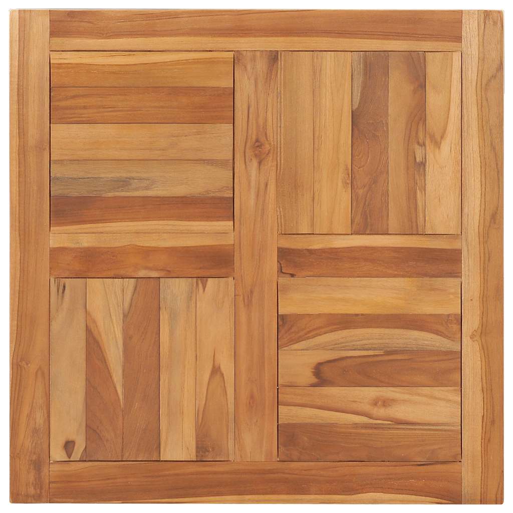 vidaXL Blat stołu, lite drewno tekowe, 70x70x2,5 cm
