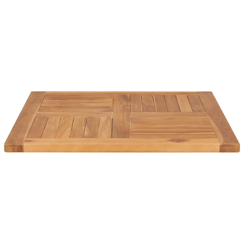 vidaXL Blat stołu, lite drewno tekowe, 70x70x2,5 cm