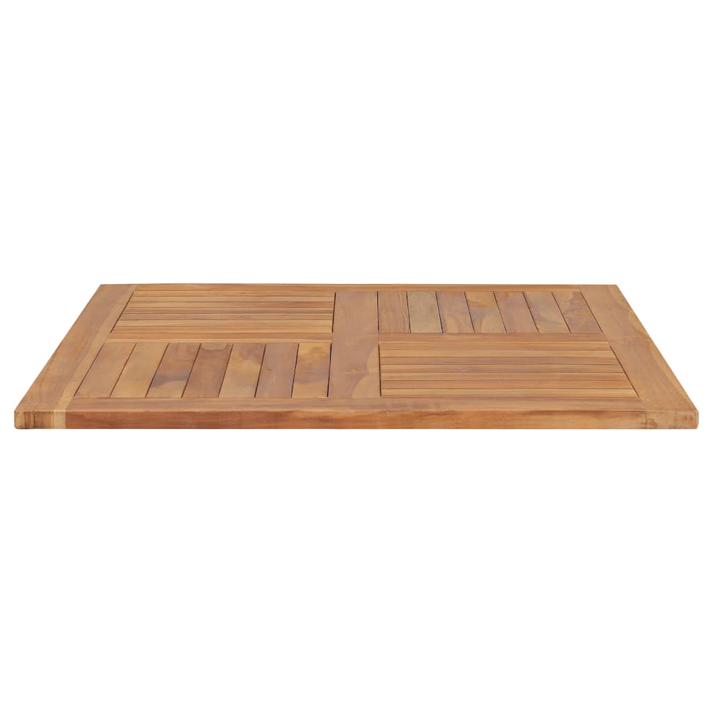 vidaXL Blat stołu, lite drewno tekowe, kwadratowy, 90x90x2,5 cm