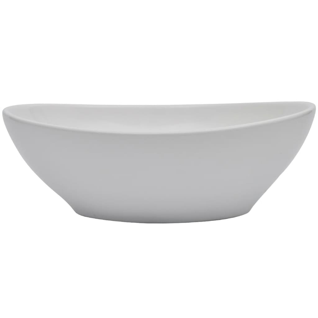 vidaXL Dwuczęściowy zestaw mebli do łazienki, ceramiczny, dębowy