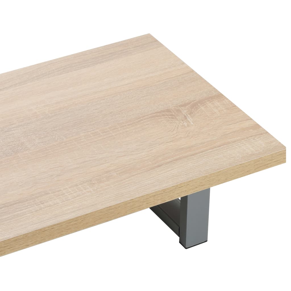vidaXL Dwuczęściowy zestaw mebli do łazienki, ceramiczny, dębowy