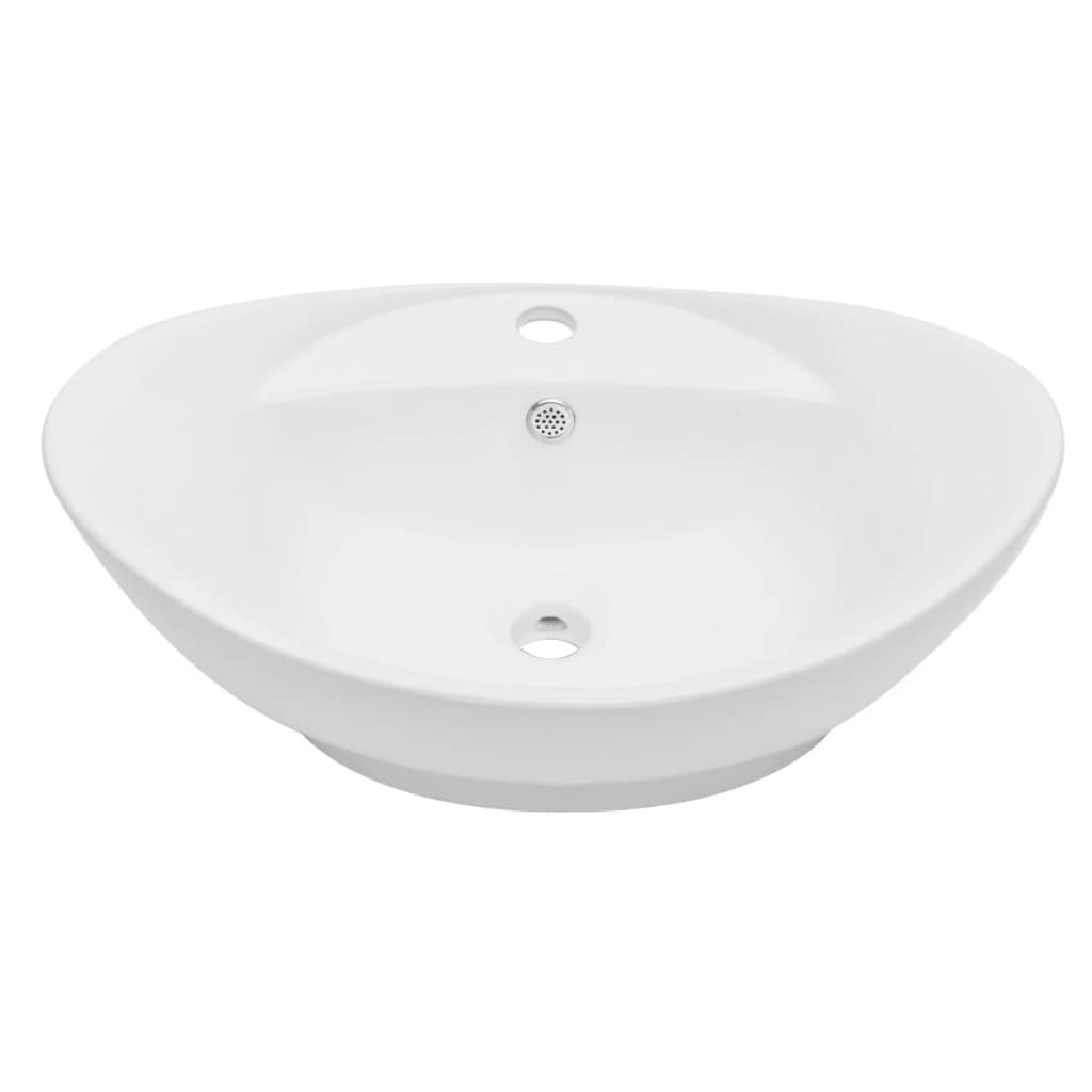 vidaXL Dwuczęściowy zestaw mebli do łazienki, ceramiczny, szary