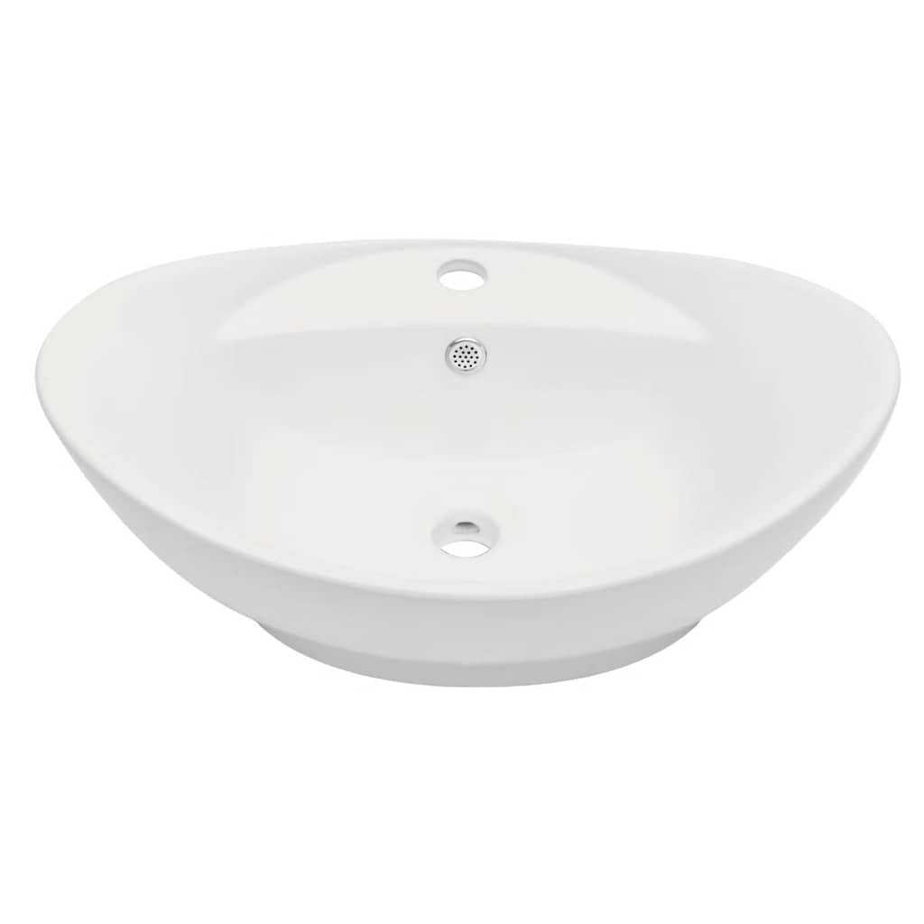 vidaXL Dwuczęściowy zestaw mebli do łazienki, ceramiczny, czarny
