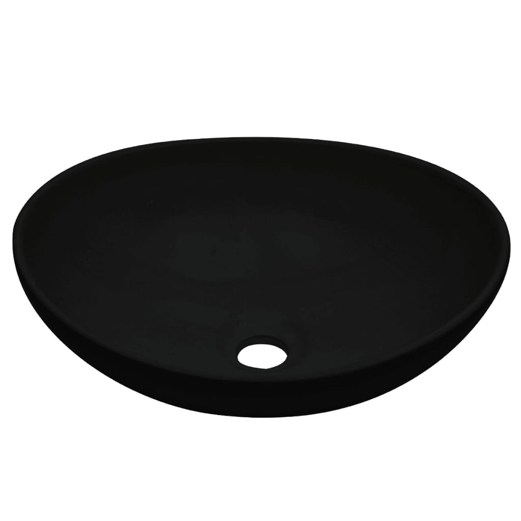 vidaXL Dwuczęściowy zestaw mebli do łazienki, ceramiczny, biały