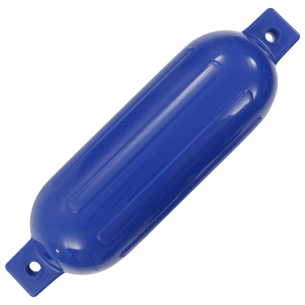 vidaXL Odbojnice do łodzi, 4 szt., niebieskie, 51x14 cm, PVC