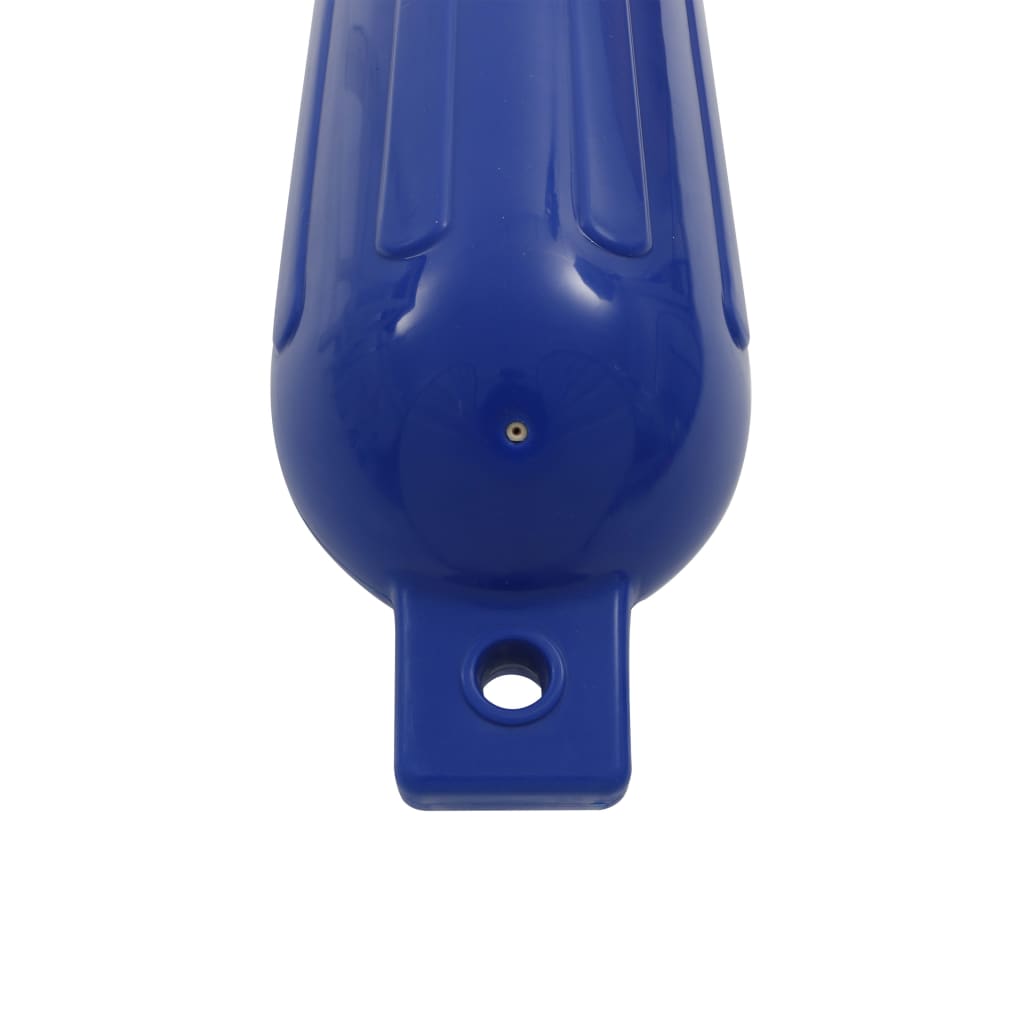 vidaXL Odbojnice do łodzi, 4 szt., niebieskie, 51x14 cm, PVC
