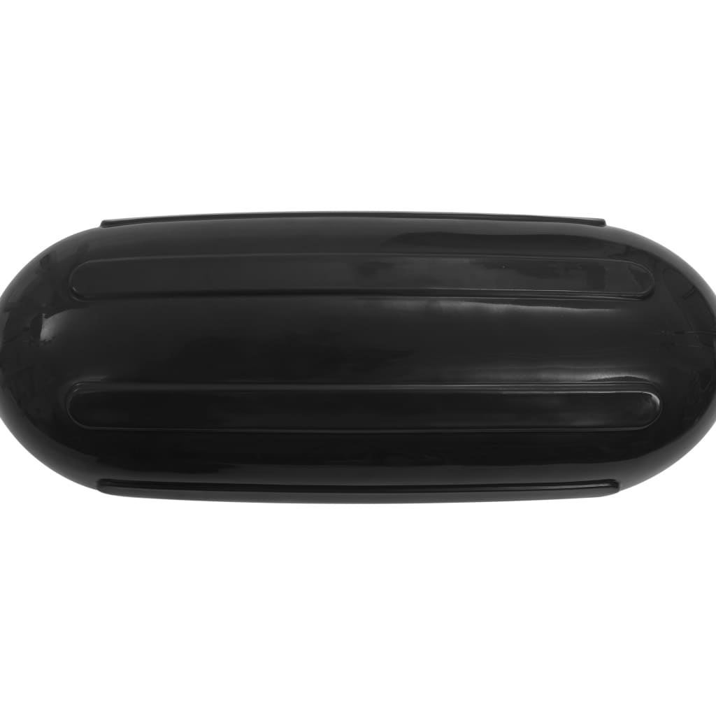 vidaXL Odbojnice do łodzi, 4 szt., czarne, 51x14 cm, PVC