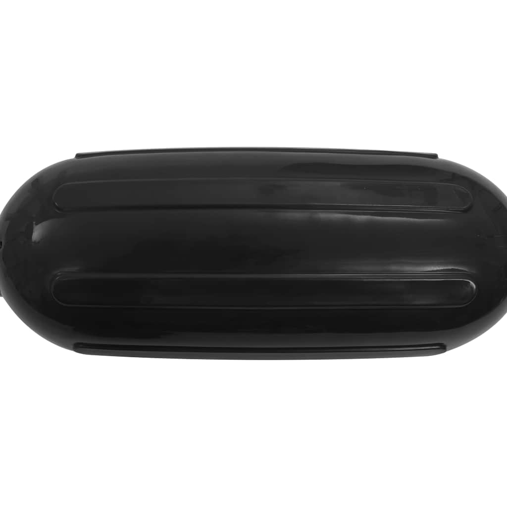 vidaXL Odbojnice do łodzi, 4 szt., czarne, 58,5x16,5 cm, PVC