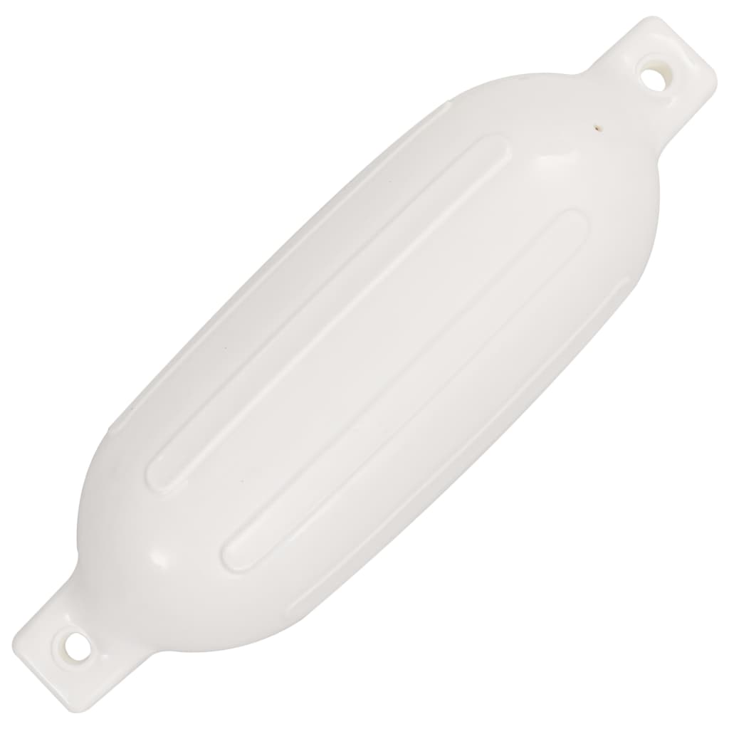 vidaXL Odbojnice do łodzi, 4 szt., białe, 58,5x16,5 cm, PVC