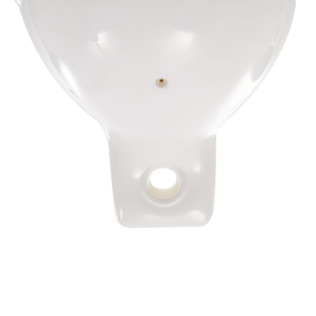 vidaXL Odbojnice do łodzi, 4 szt., białe, 58,5x16,5 cm, PVC