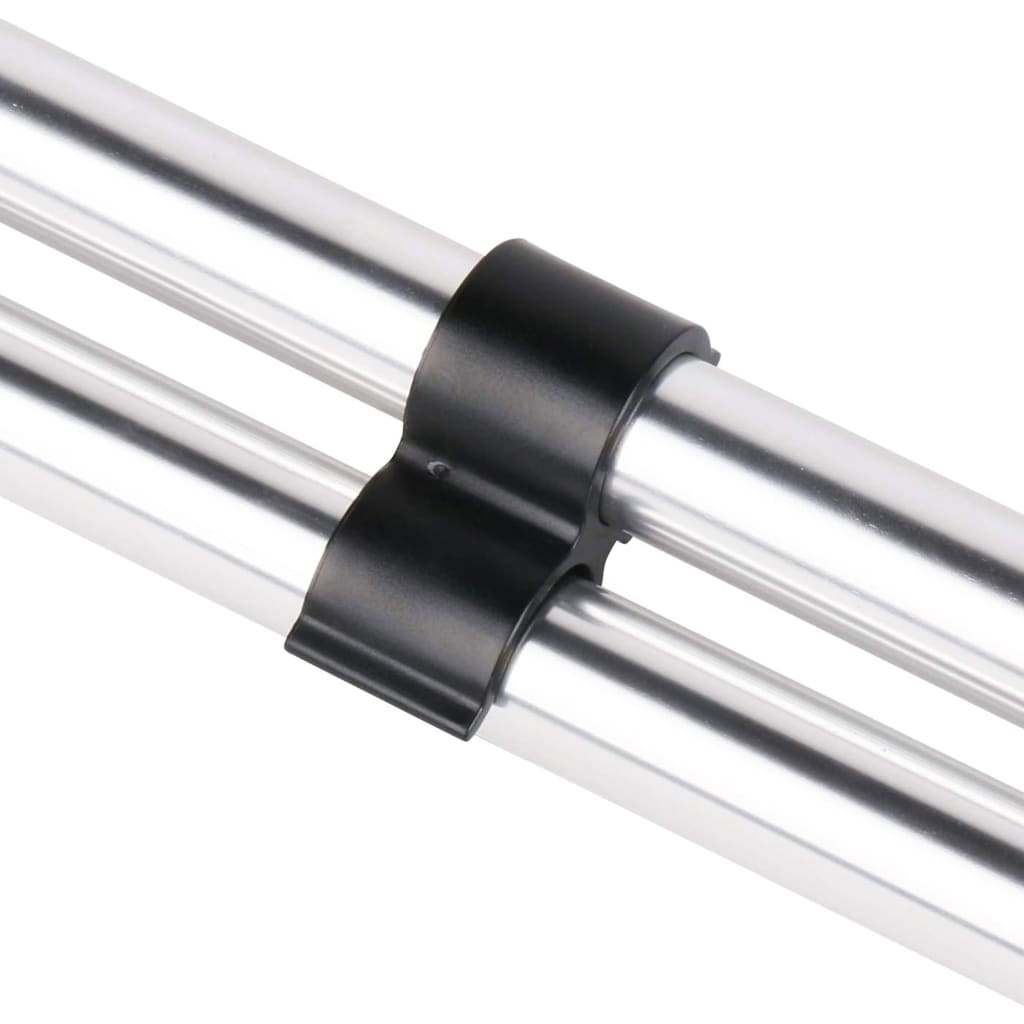 vidaXL Drążki podporowe do zadaszenia Bimini, 2 szt., aluminium