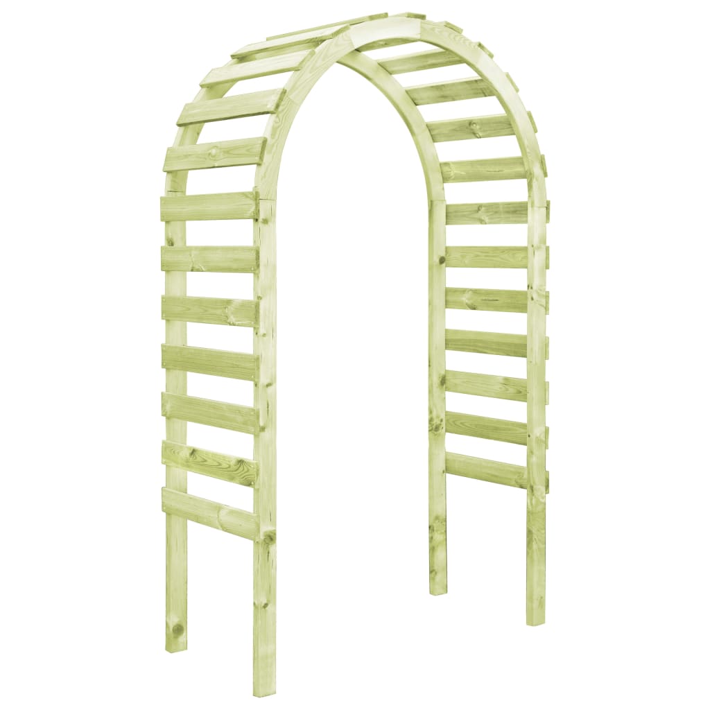 vidaXL Pergola ogrodowa z ławką, 130x60x230 cm, impregnowana sosna