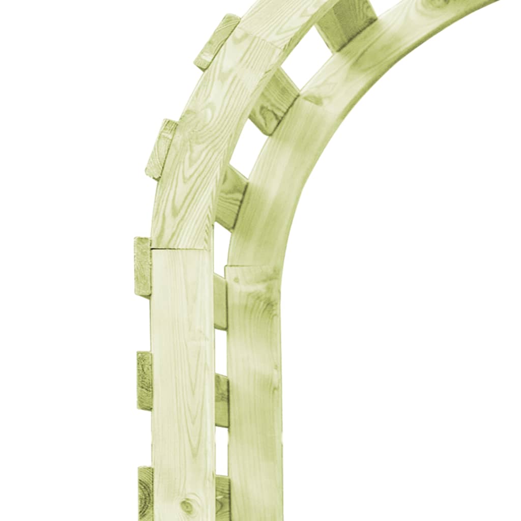 vidaXL Pergola ogrodowa z ławką, 130x60x230 cm, impregnowana sosna