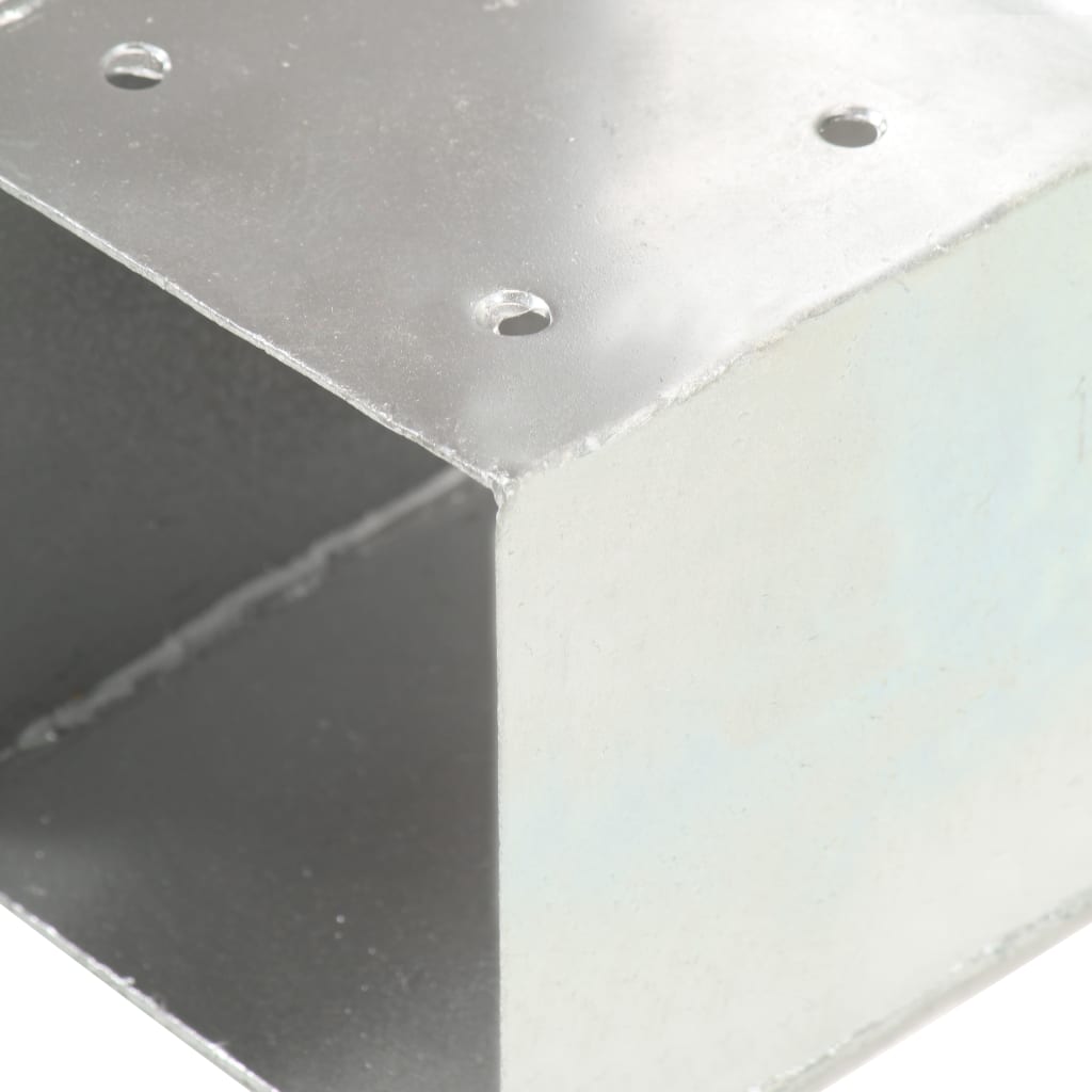vidaXL Łącznik do słupków w kształcie T, galwanizowany metal, 71x71 mm