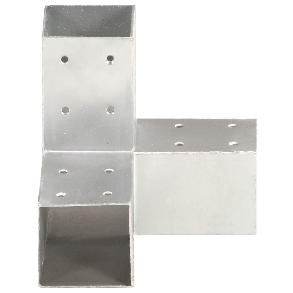 vidaXL Łącznik do słupków w kształcie Y, galwanizowany metal, 71x71 mm