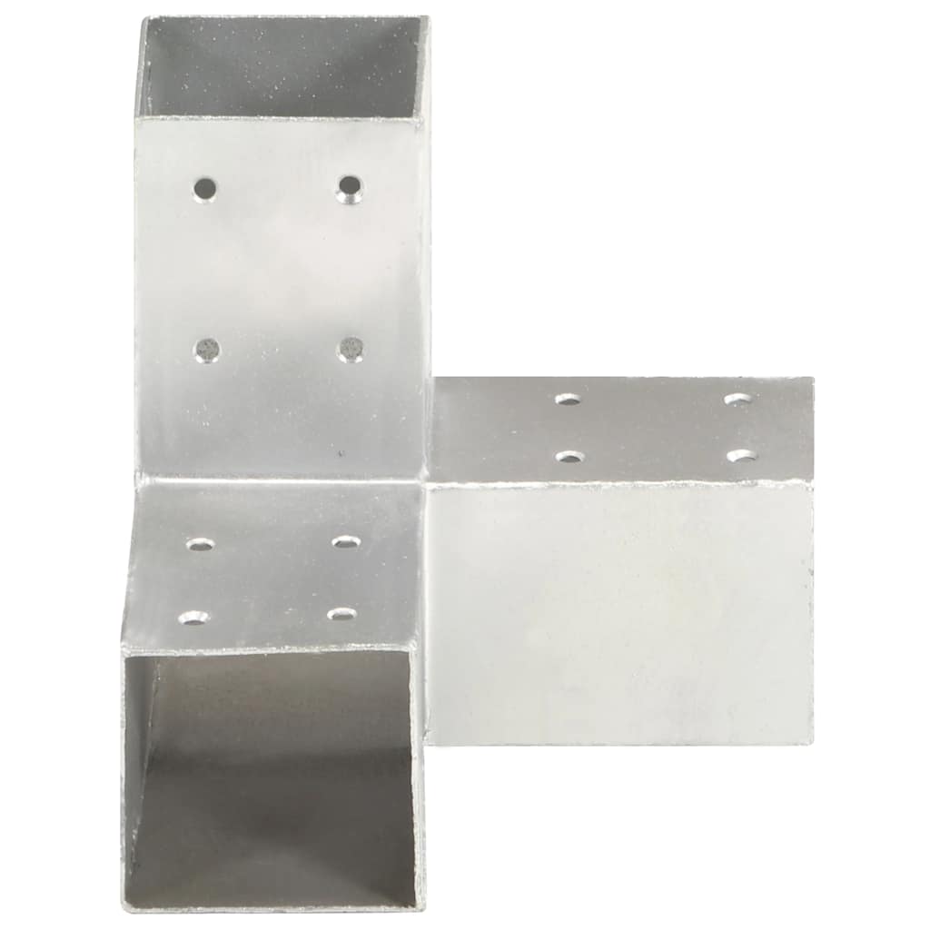 vidaXL Łączniki w kształcie Y, 4 szt., galwanizowany metal, 71x71 mm