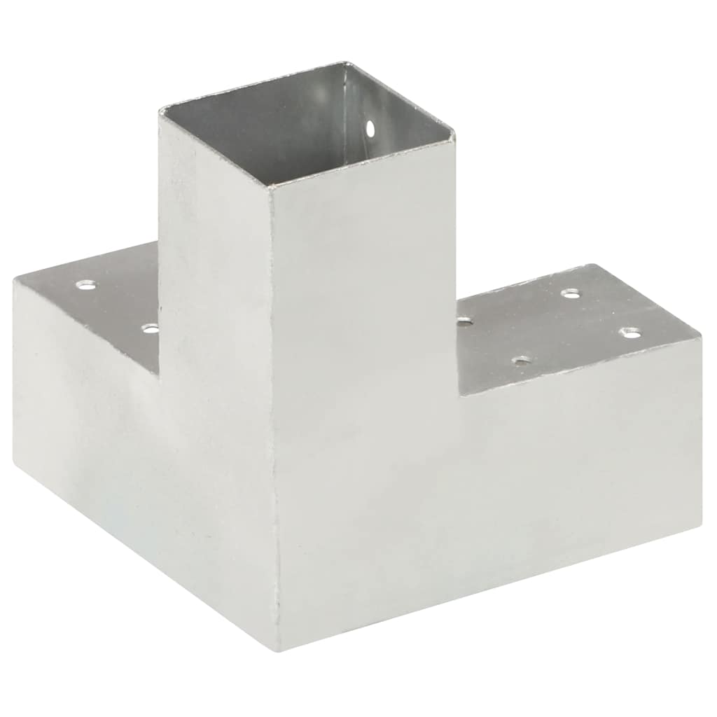 vidaXL Łączniki w kształcie Y, 4 szt., galwanizowany metal, 71x71 mm