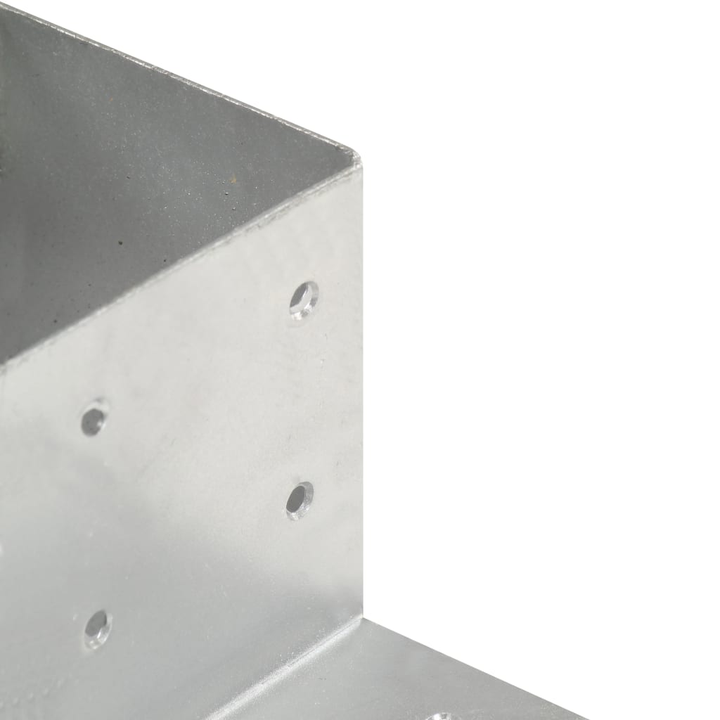 vidaXL Łączniki w kształcie L, 4 szt., galwanizowany metal, 81x81 mm