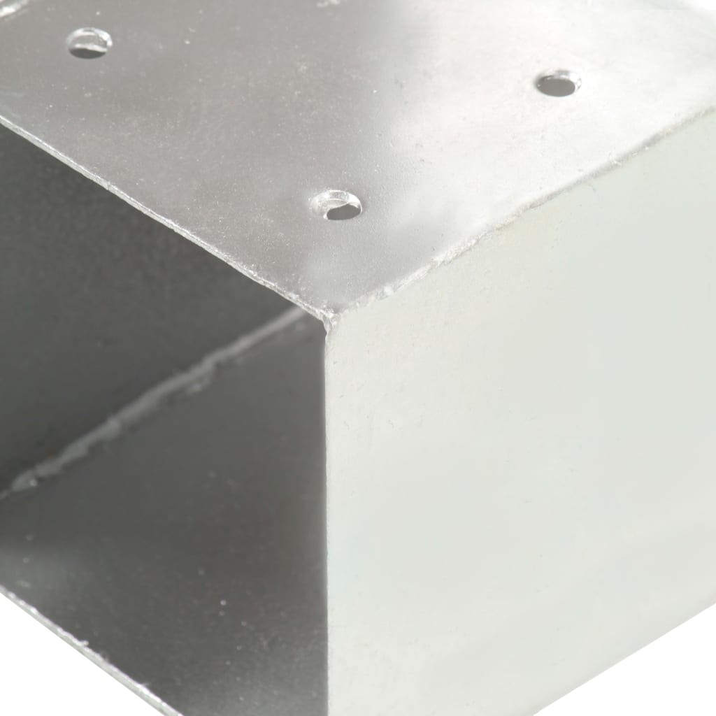 vidaXL Łączniki w kształcie T, 4 szt., galwanizowany metal, 91x91 mm